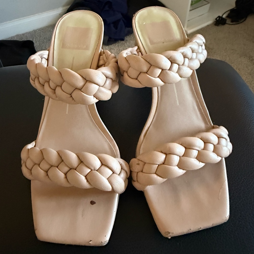 Dolce Vita Nude Braided Shoes